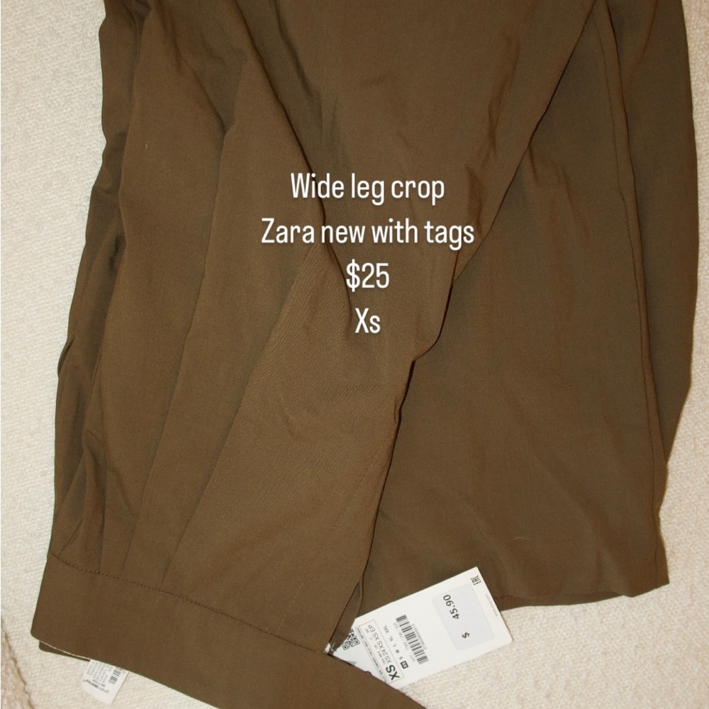Wide leg crop new